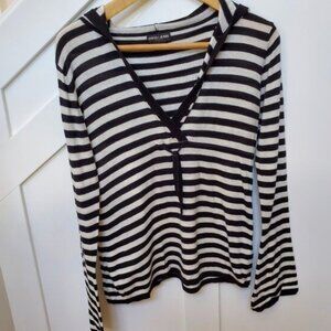 Guess nautical striped sweater hoodie